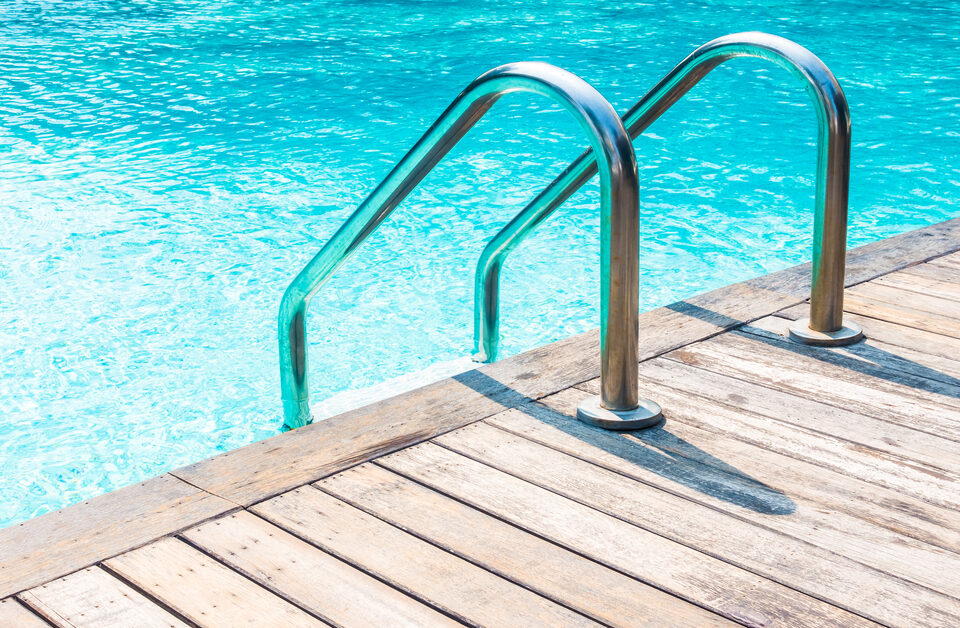 vazamento em piscina de vinil