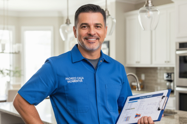 laudo caça vazamento